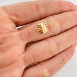 Herraje Bolsa de Dinero 0.35g / 1/2 in Oro Amarillo 18K