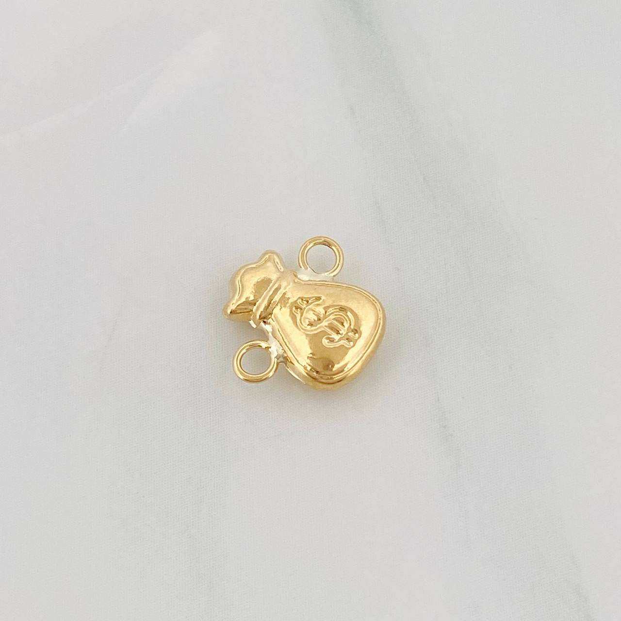 Herraje Bolsa de Dinero 0.35g / 1/2 in Oro Amarillo 18K