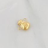 Herraje Bolsa de Dinero 0.35g / 1/2 in Oro Amarillo 18K