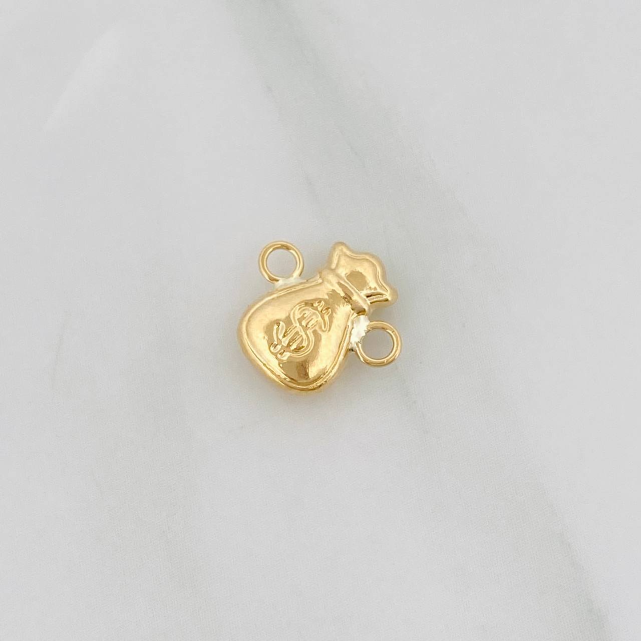 Herraje Bolsa de Dinero 0.35g / 1/2 in Oro Amarillo 18K