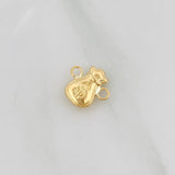 Herraje Bolsa de Dinero 0.35g / 1/2 in Oro Amarillo 18K