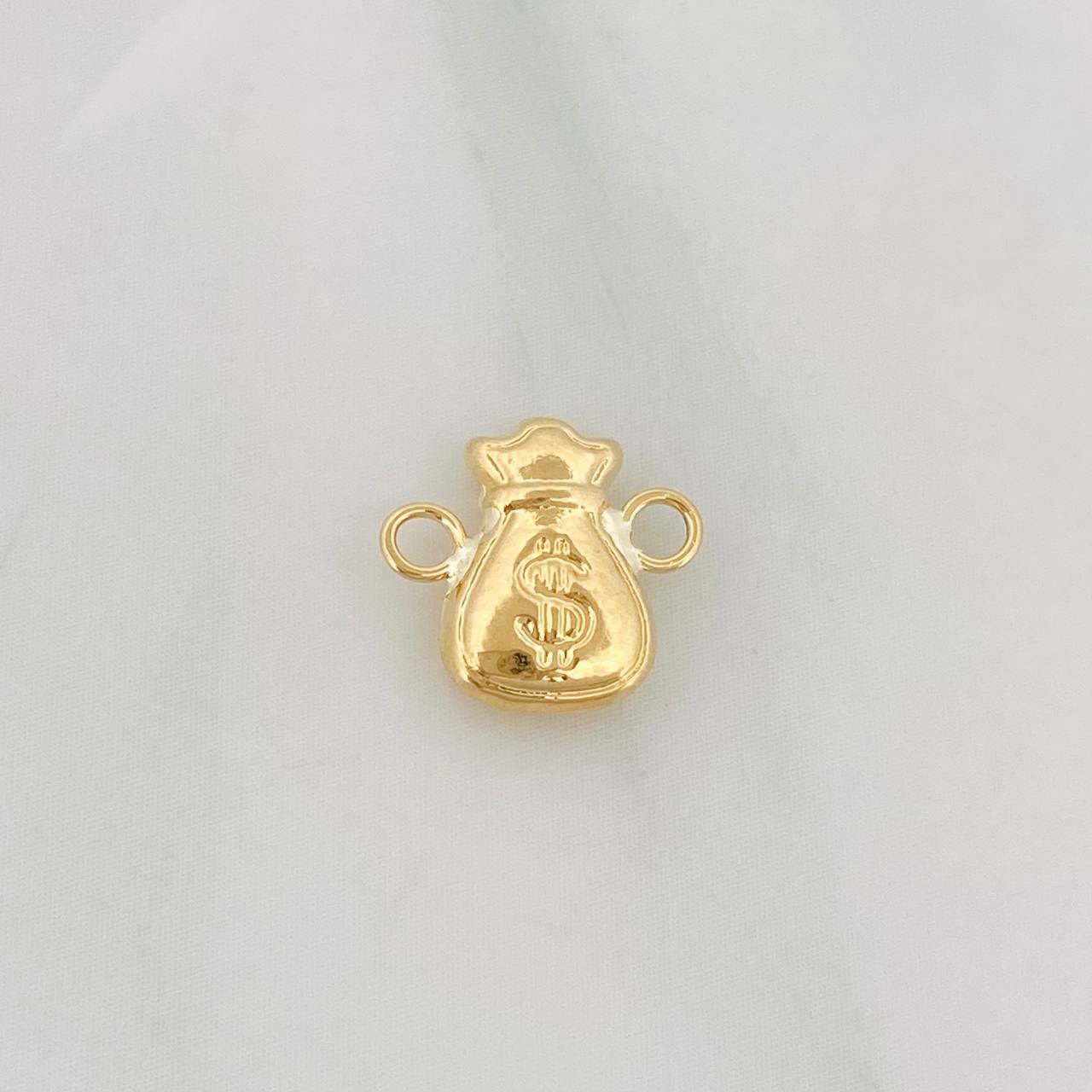 Herraje Bolsa de Dinero 0.35g / 1/2 in Oro Amarillo 18K