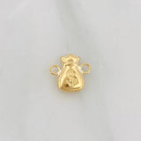 Charm Money Bag 0.35g / 1/2 in 18K Yellow Gold