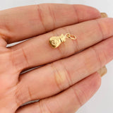 Dije Bolsa de Dinero 0.35g / 1/2 in Oro Amarillo 18K