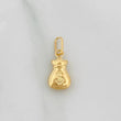 Dije Bolsa de Dinero 0.35g / 1/2 in Oro Amarillo 18K
