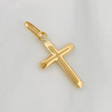 Dije Cruz 0.4g / 1 in Oro Amarillo 18K