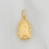 Pendant Virgin of Guadalupe 0.8g / 3/4 in Yellow Gold 18K