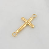 Charm Cross 0.3g / 3/4 in Yellow Gold 18K