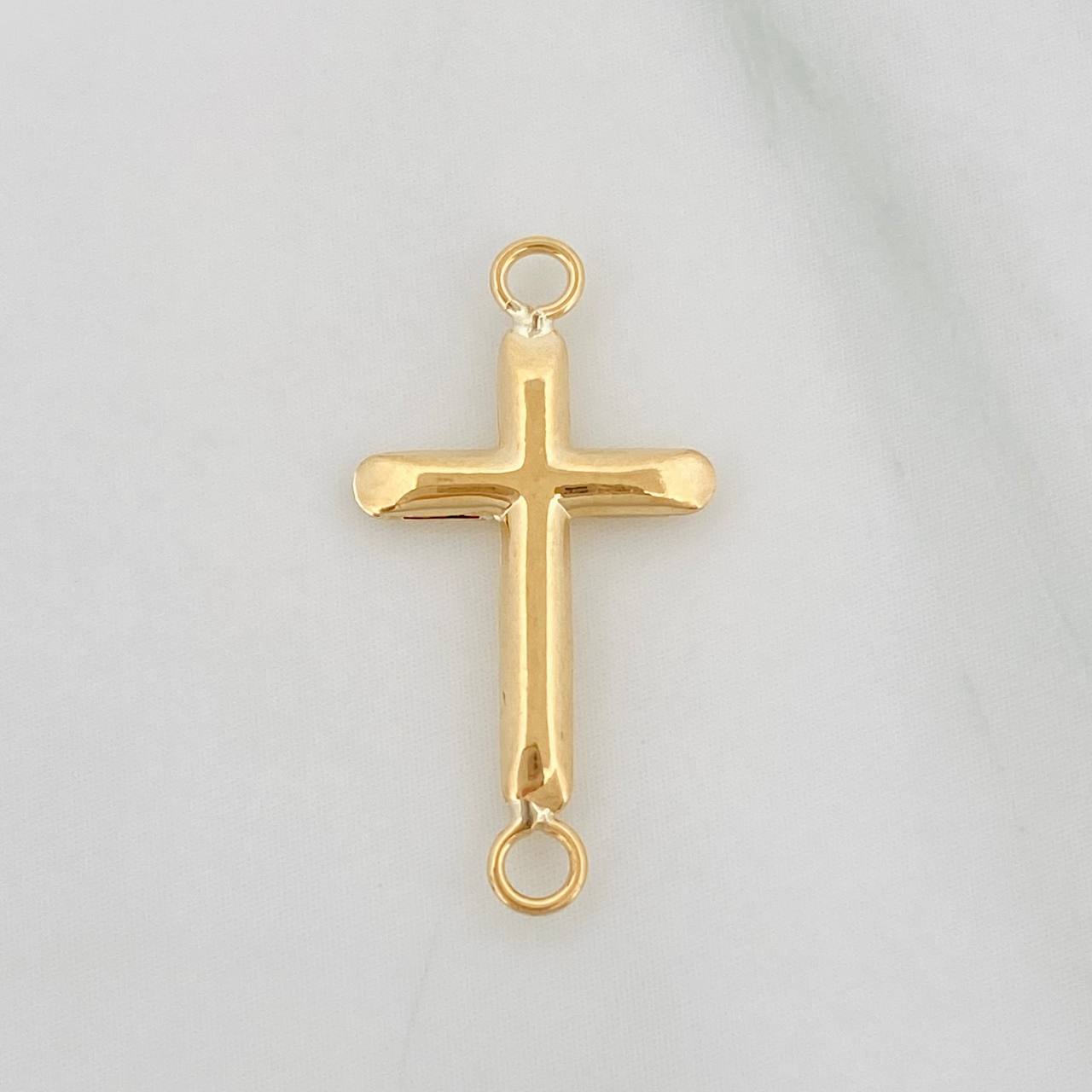 Charm Cross 0.3g / 3/4 in Yellow Gold 18K