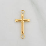 Charm Cross 0.3g / 3/4 in Yellow Gold 18K