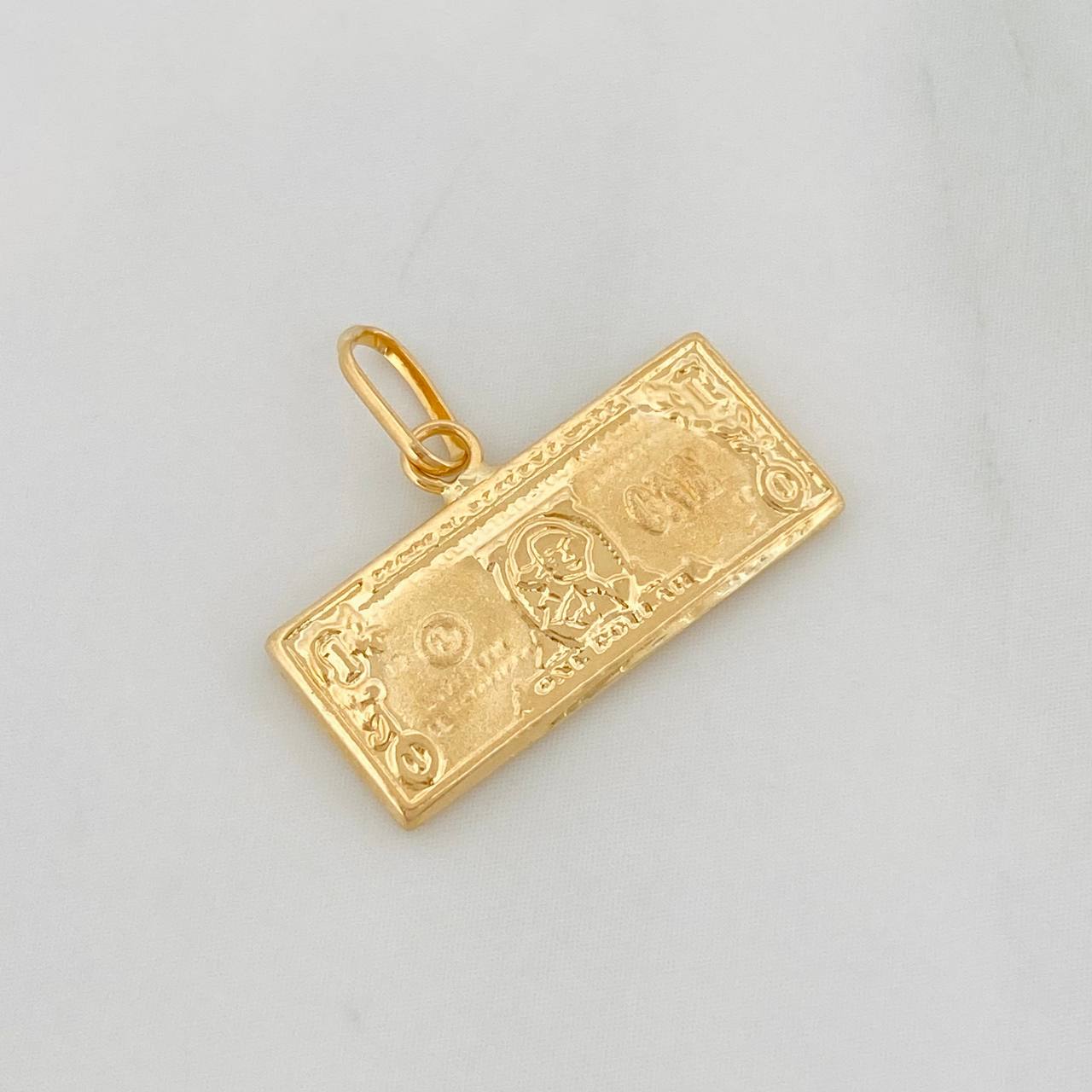 Dije One Dolar 0.75g / 3/4 in Oro Amarillo 18K