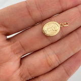 Pendant Divine Child 0.6g / 3/4 in Yellow Gold 18K