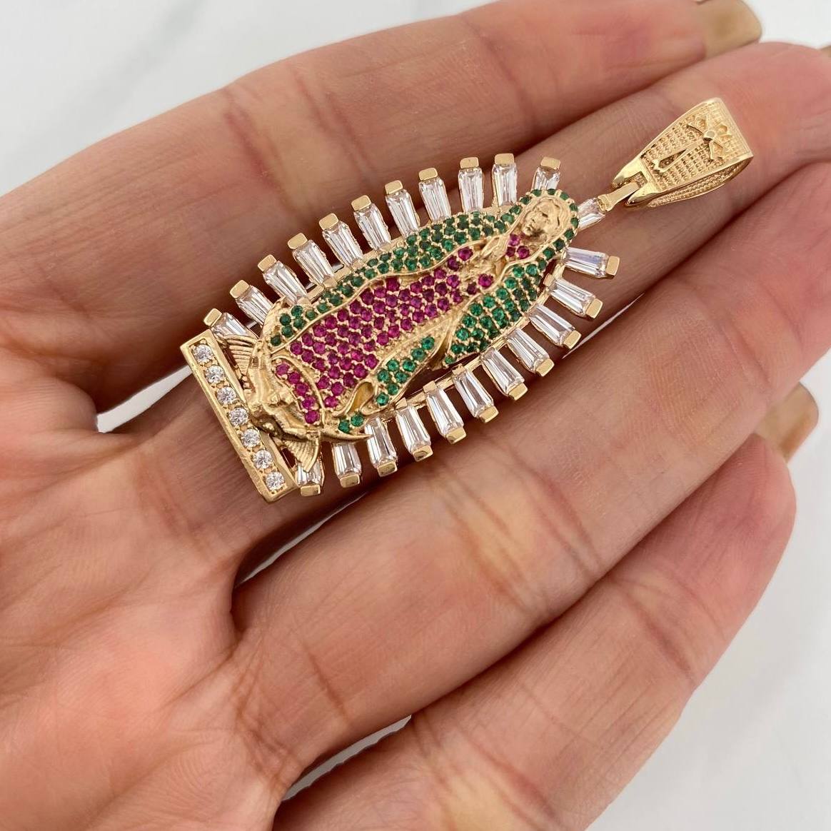 Dije Virgen de Guadalupe 11g / 2 in Oro Amarillo 18K