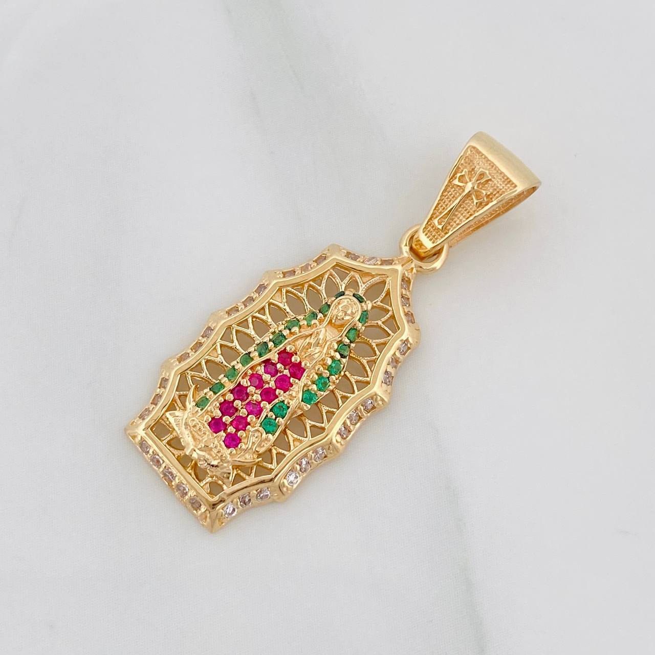 Dije Virgen de Guadalupe 3.25g / 1 1/4 in Oro Amarillo 18K