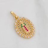 Dije Virgen de Guadalupe 2g / 1 in Oro Amarillo 18K