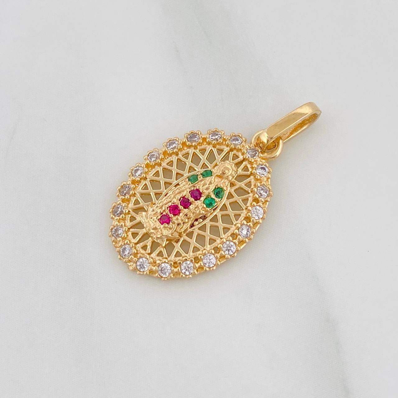 Dije Virgen de Guadalupe 2g / 1 in Oro Amarillo 18K