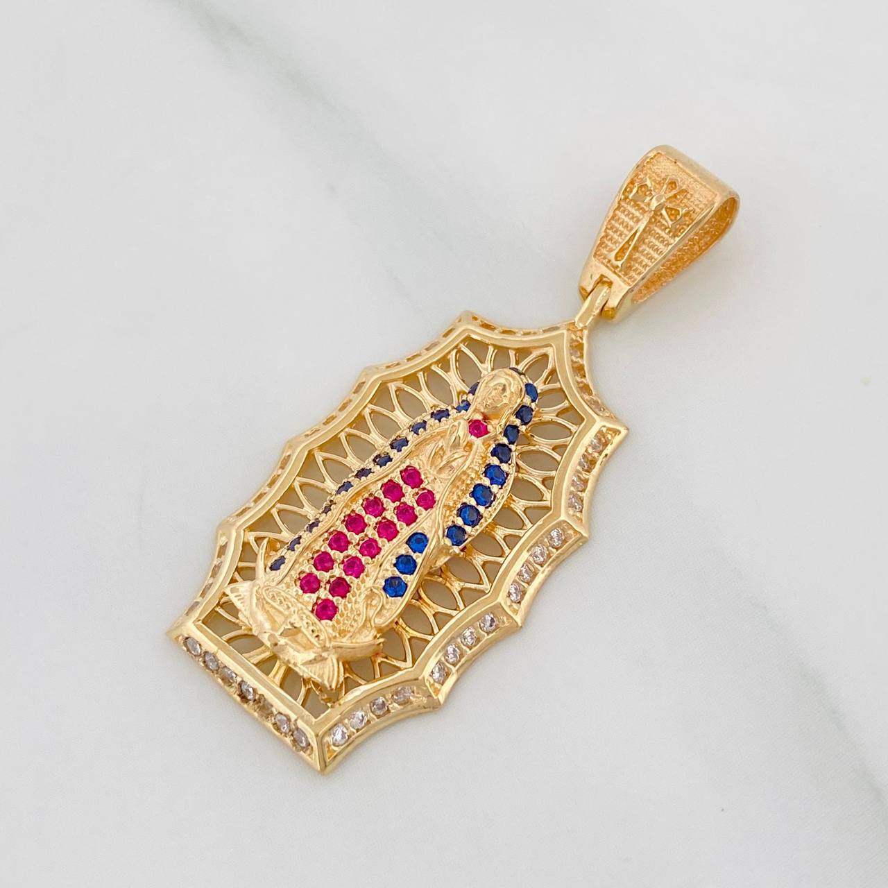 Dije Virgen de Guadalupe 4.55g / 1 1/2 in Oro Amarillo 18K