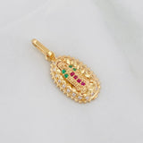 Dije Virgen de Guadalupe 1.35g / 3/4 in Oro Amarillo 18K