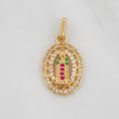 Dije Virgen de Guadalupe 1.7g / 3/4 in Oro Amarillo 18K