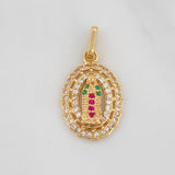 Dije Virgen de Guadalupe 1.7g / 3/4 in Oro Amarillo 18K