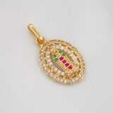 Dije Virgen de Guadalupe 1.7g / 3/4 in Oro Amarillo 18K