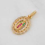 Dije Virgen de Guadalupe 1.7g / 3/4 in Oro Amarillo 18K
