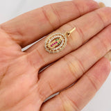 Dije Virgen de Guadalupe 1.7g / 3/4 in Oro Amarillo 18K