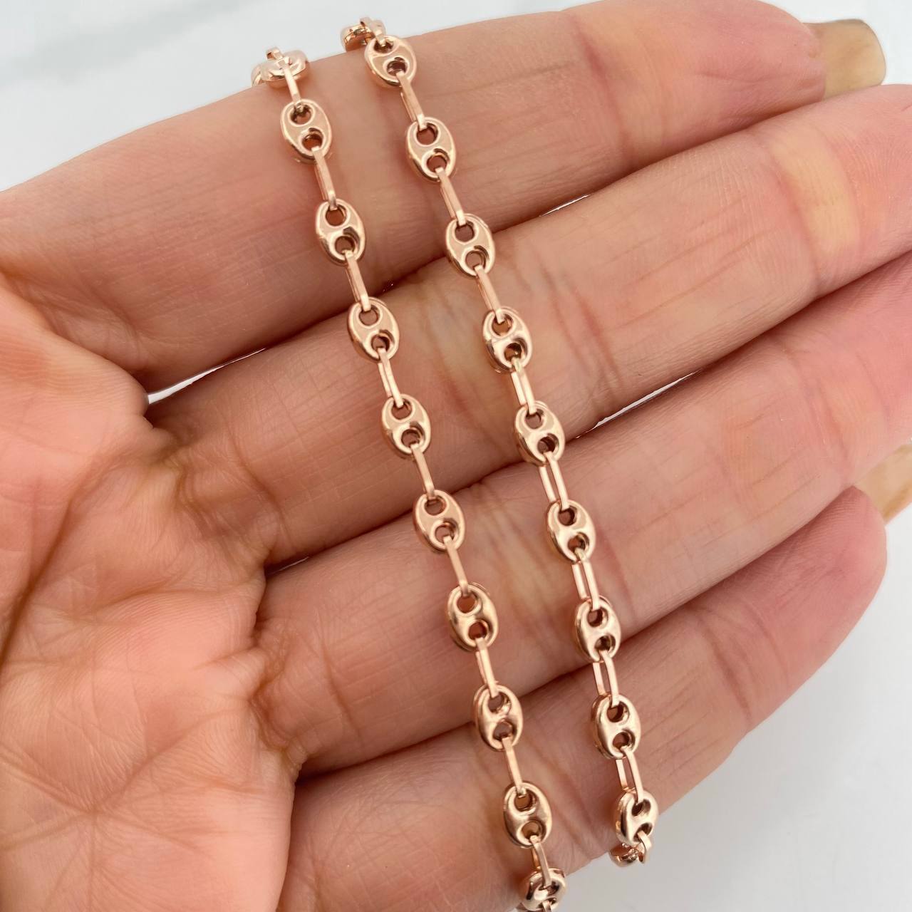 Cadena GC 6.45g / 20 in / 3.95mm Oro Rosa 18K
