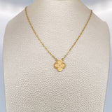 Cadena Trebol Cajon 3.05gr / 17 1/2 in / 1.27mm Oro Amarillo 18K %