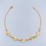 Pulso Rombos Diamantados 2gr / 7 1/2 in / 3mm Oro Amarillo 18K %