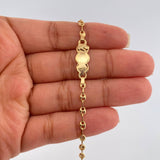 Pulso Bebé GC Placa Nube 1.85gr / 6 in / 3.36mm Oro Amarillo 18K %