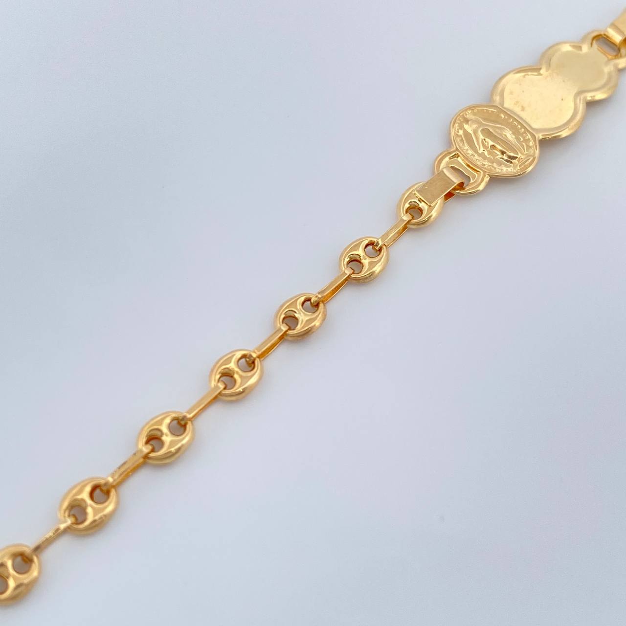 Pulso Bebé GC Placa Nube 1.85gr / 6 in / 3.34mm Oro Amarillo 18K %