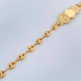 Pulso Bebé GC Placa Nube 1.85gr / 6 in / 3.34mm Oro Amarillo 18K %