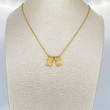 Cadena Aro Seguido Escapulario 4.1gr / 18 1/4 in / 1.36mm Oro Amarillo 18K %