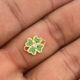 Herraje Trebol 0.8gr / 1/2 in / Oro Amarillo 18K %