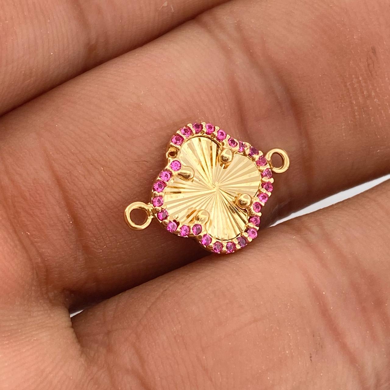 Herraje Trebol 1.1gr / 3/4 in / Oro Amarillo 18K %