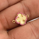 Herraje Trebol 1.1gr / 3/4 in / Oro Amarillo 18K %