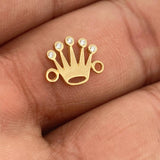 Herraje Corona 0.65gr / 1/2 in / Oro Amarillo 18K %