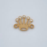 Herraje Corona 0.65gr / 1/2 in / Oro Amarillo 18K %