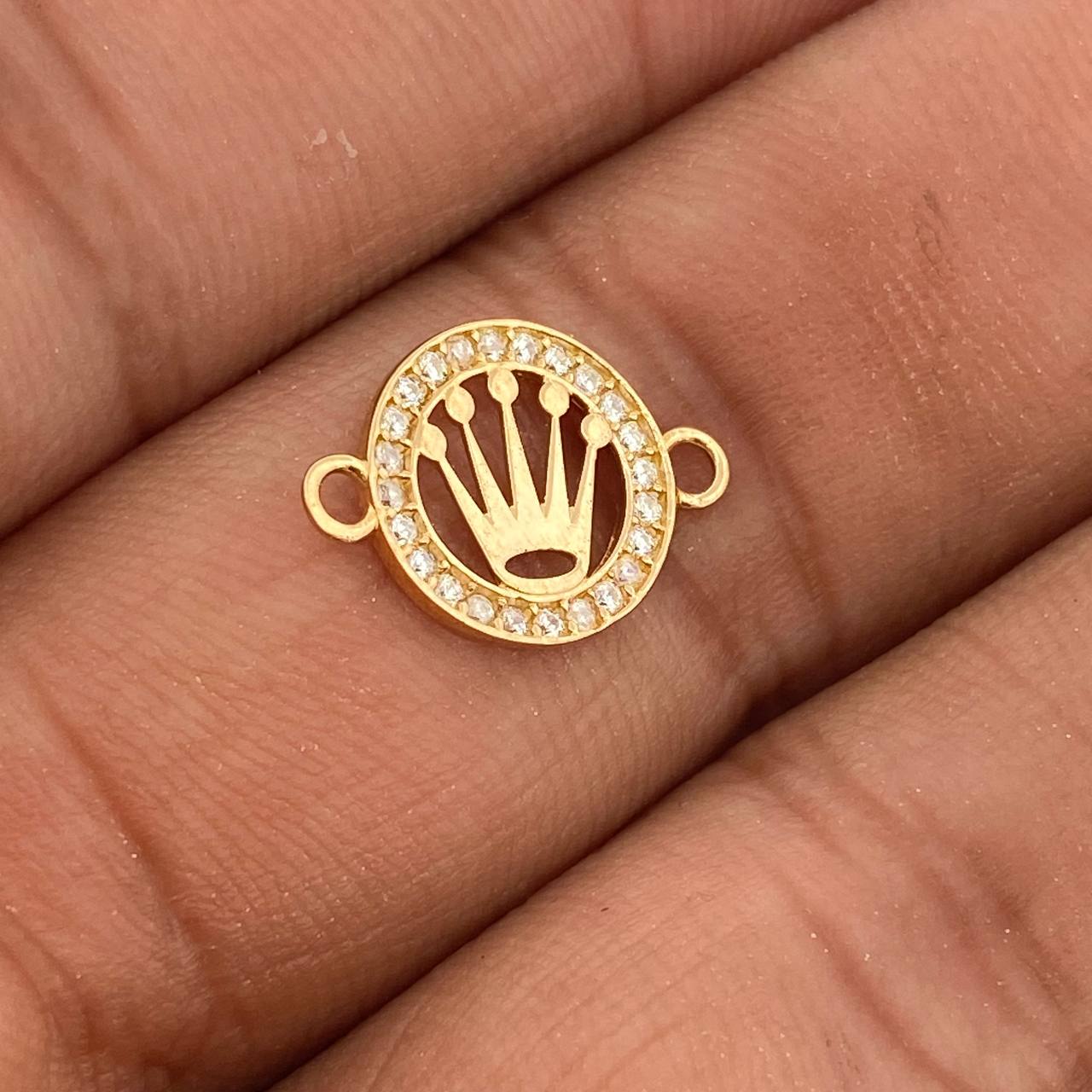 Herraje Corona 0.65gr / 1/2 in / Oro Amarillo 18K %