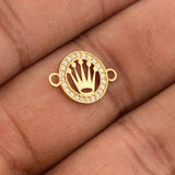 Herraje Corona 0.65gr / 1/2 in / Oro Amarillo 18K %