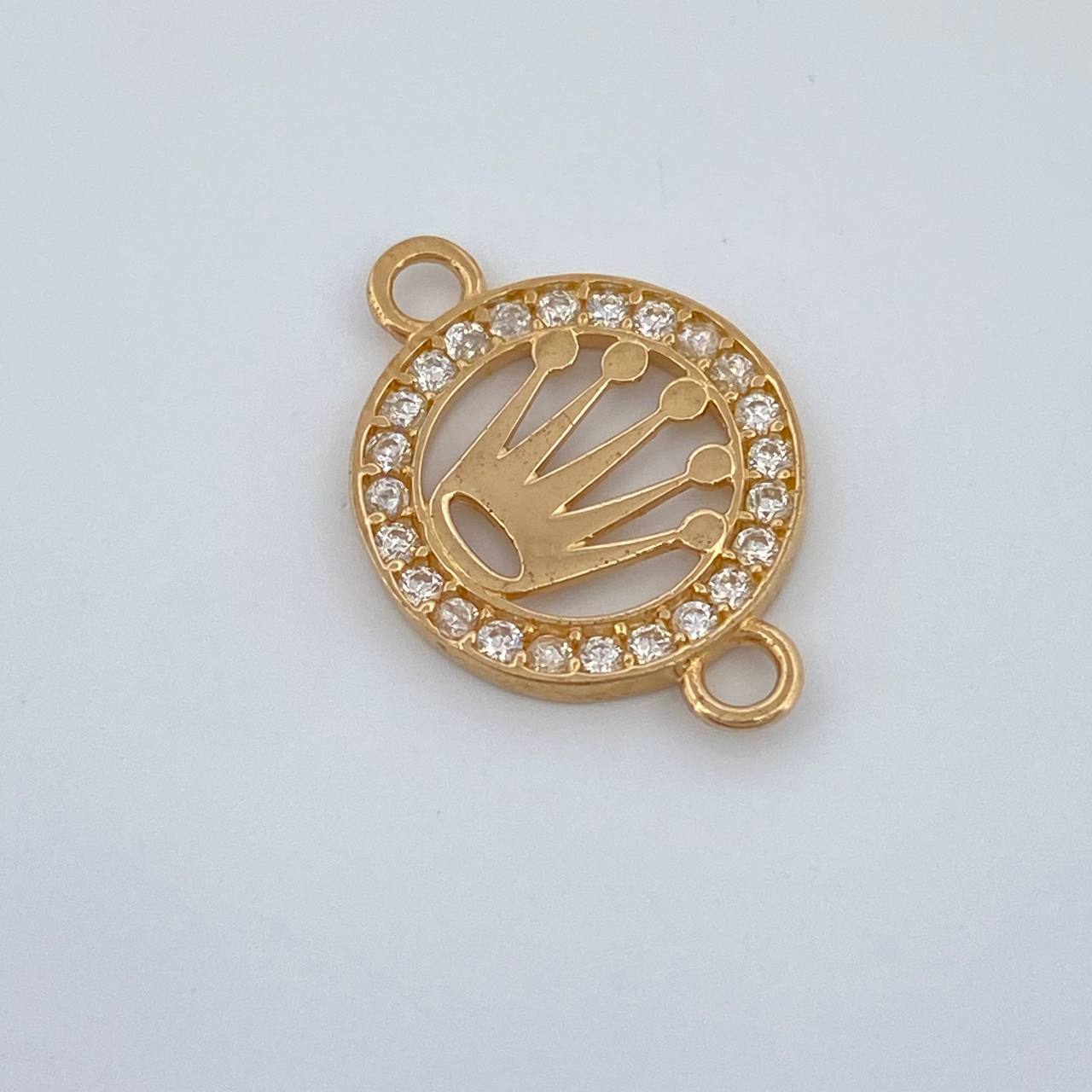 Herraje Corona 0.65gr / 1/2 in / Oro Amarillo 18K %