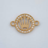 Herraje Corona 0.65gr / 1/2 in / Oro Amarillo 18K %