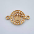Herraje Corona 1.25gr / 3/4 in / Oro Amarillo 18K %