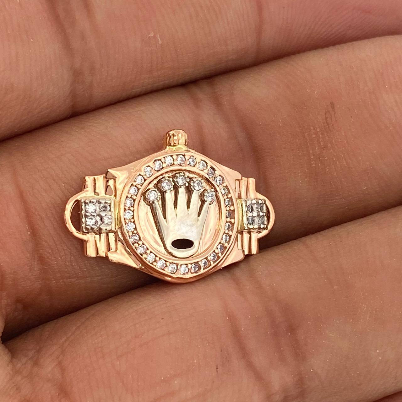 Herraje Correa Corona 2.65gr / 1 in / Tres Oros 18K %