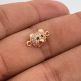 Herraje Cara Oso 1.1gr / 1/2 in / Oro Rosa 18K %