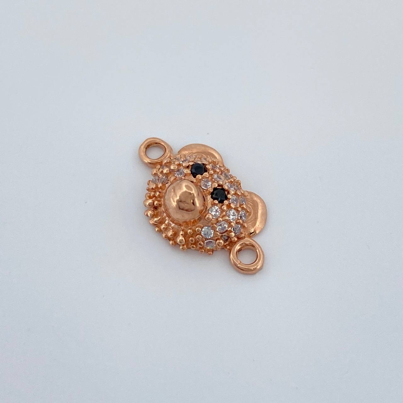 Herraje Cara Oso 1.1gr / 1/2 in / Oro Rosa 18K %