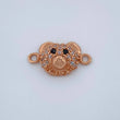 Herraje Cara Oso 1.1gr / 1/2 in / Oro Rosa 18K %