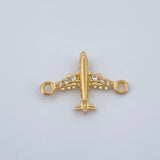 Herraje Avion 0.5gr / 1/2 in / Oro Amarillo 18K %