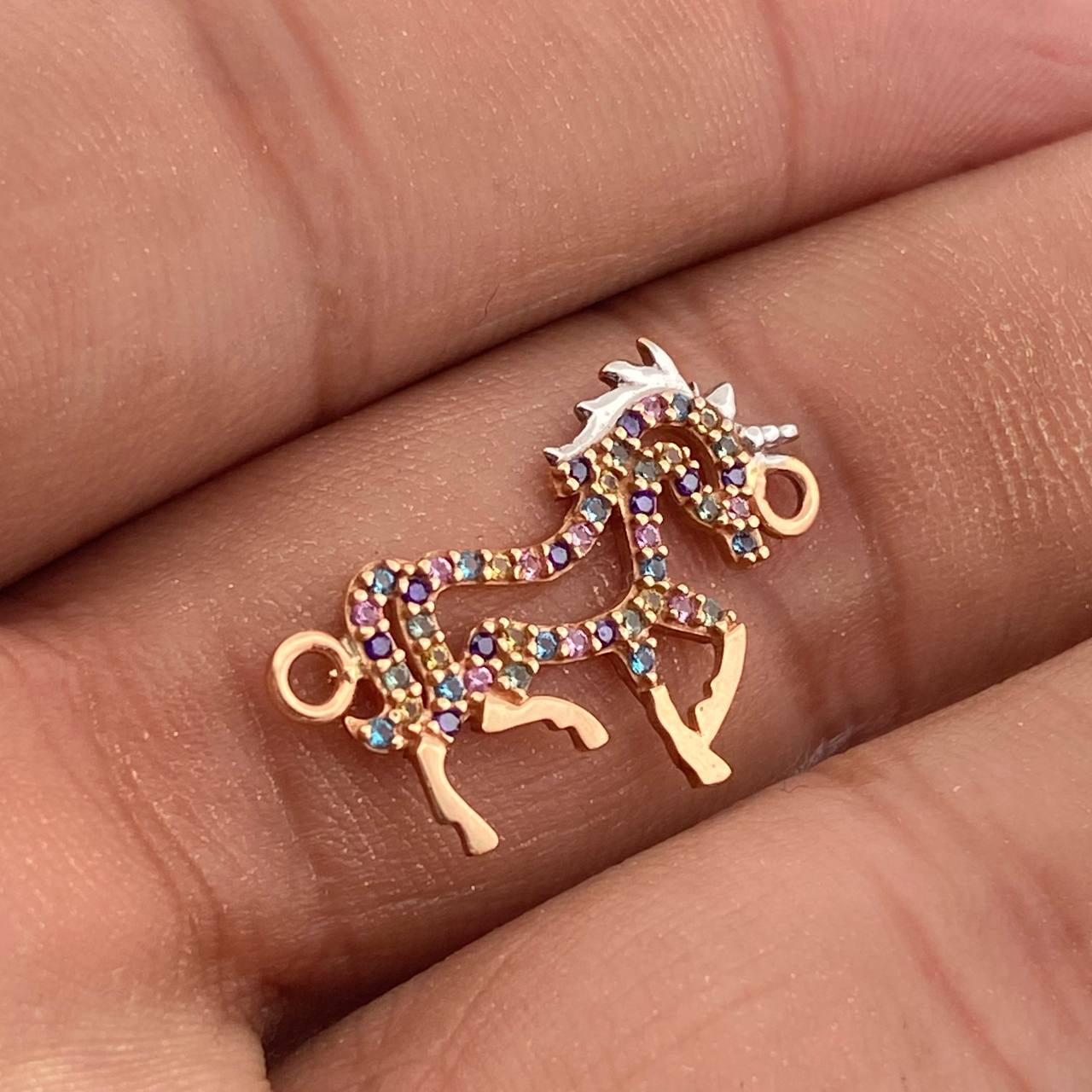 Herraje Caballo 1.65gr / 1 in / Oro Rosa 18K %